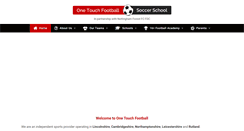 Desktop Screenshot of onetouchfootball.co.uk